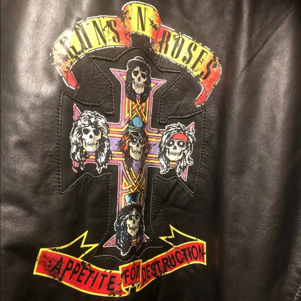 Vtg GUNS And ROSES Wilson's Leather